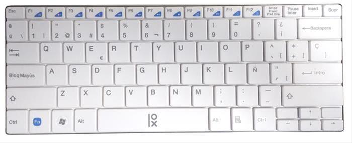 TECLADO SLIM MINI WIRELESS PRIMUX T2 BLANCO